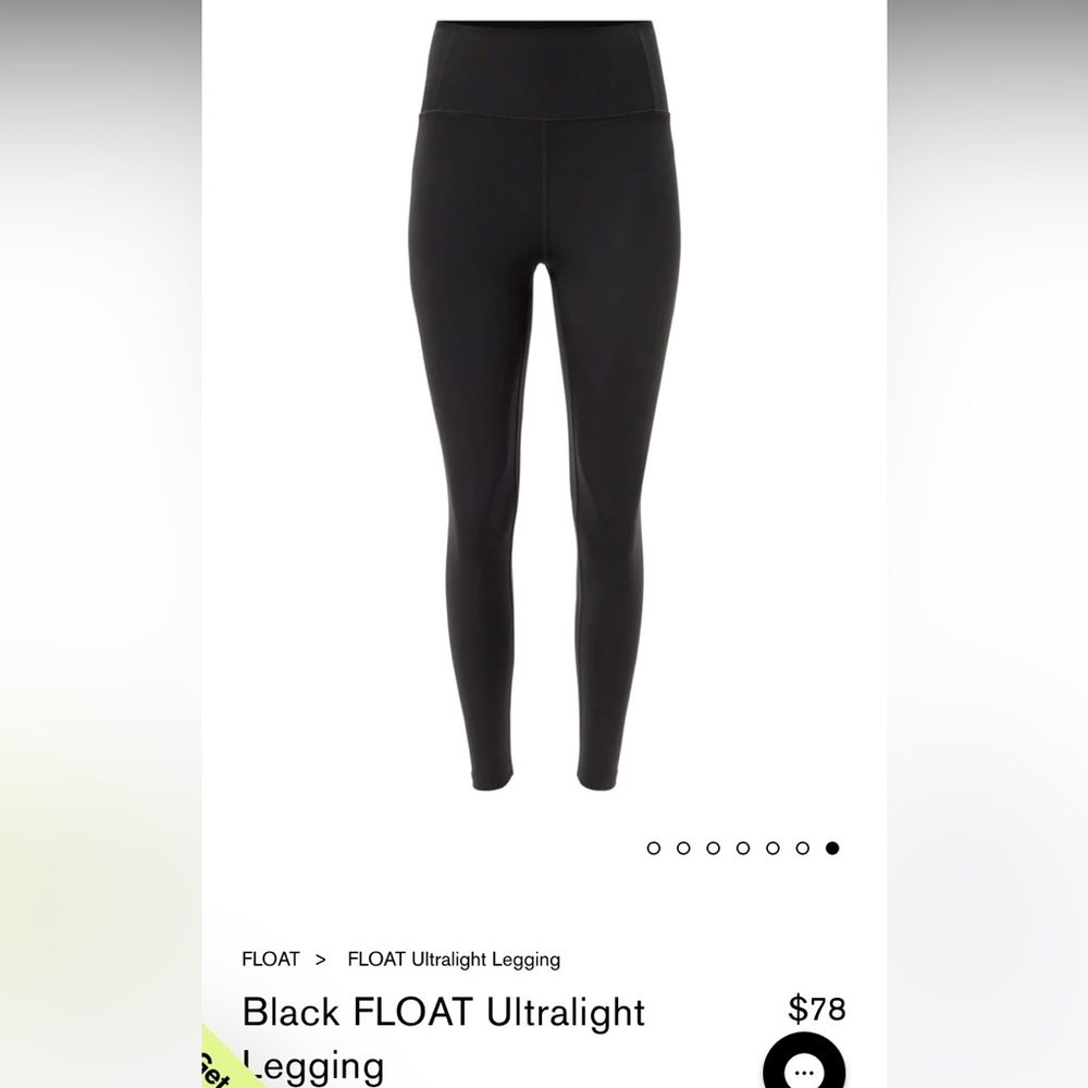 Girlfriend Collective Black FLOAT Ultralight Legging
